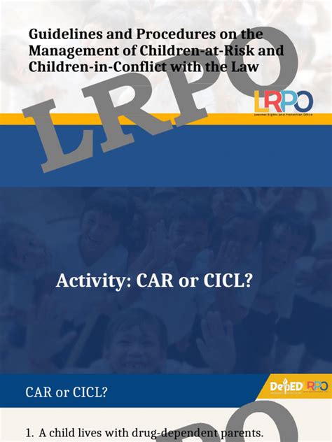 car and cicl registry|GENERAL GUIDELINES AND PROCEDURES IN HANDLING .